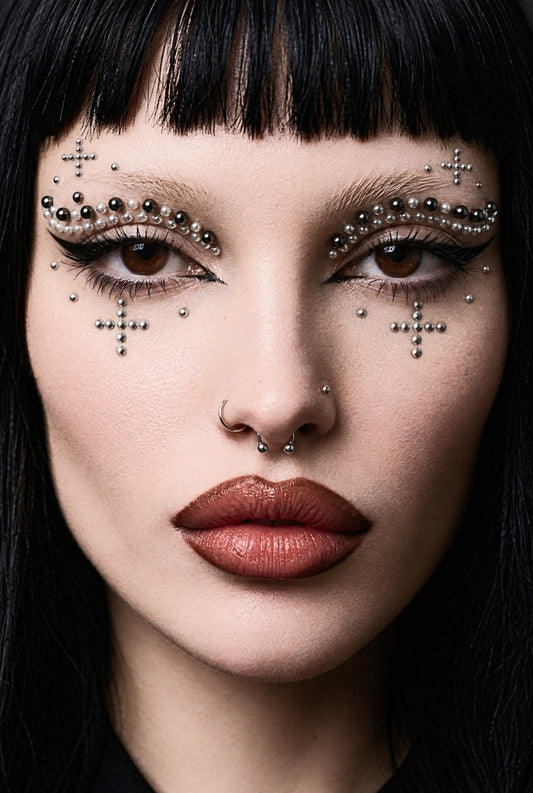 Rebel Tattoos Face crystals "Spider Tale"