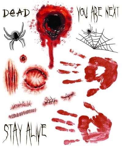 Tattoo set "Real scary"