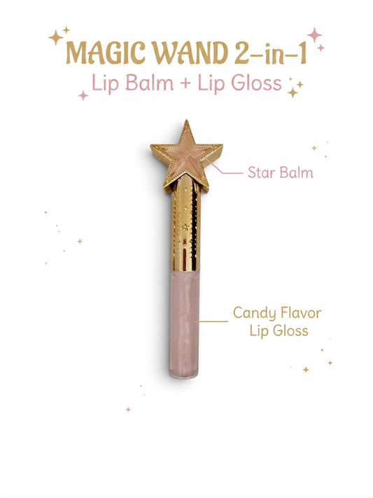 Lip Gloss and Balm "MAGIC WAND" 2in1