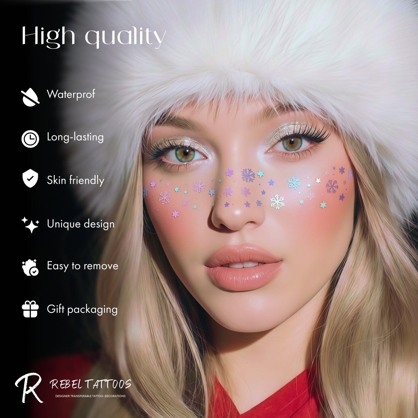 Rebel Tattoos freckles "SNOWFLACKES"