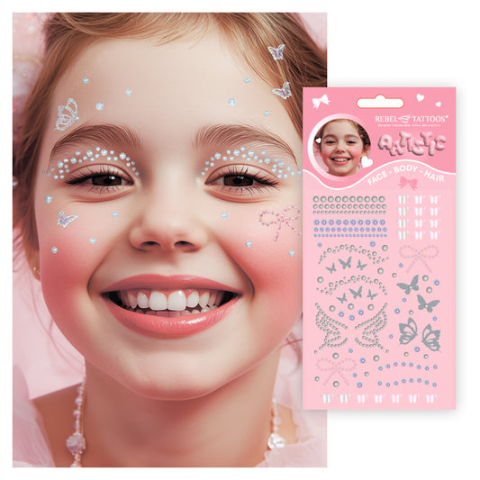 Rebel Tattoos Face crystals "ARTISTIC"