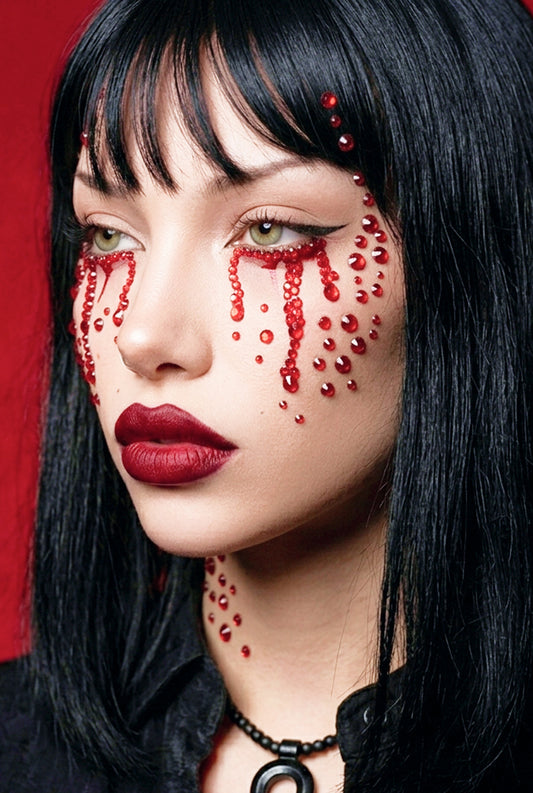 Rebel Tattoos Face crystals "Bloody Beautiful"