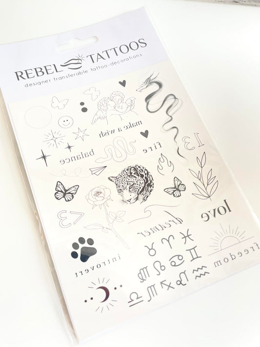 Rebel Tattoos set "Dragon"