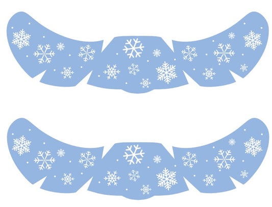 Rebel Tattoos freckles " WHITE SNOWFLACKES"