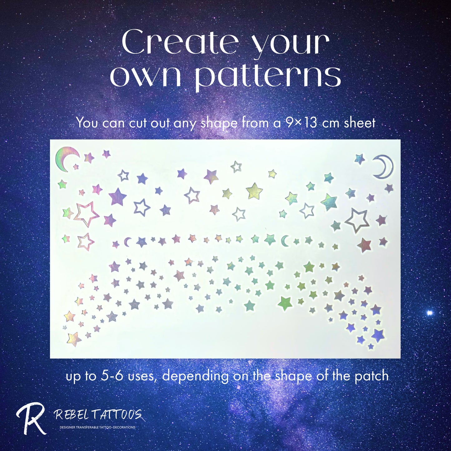 Rebel Tattoos freckles "STAR TRACK"