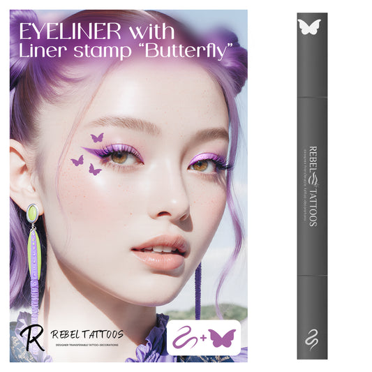 Eye liner stamp "Butterfly"