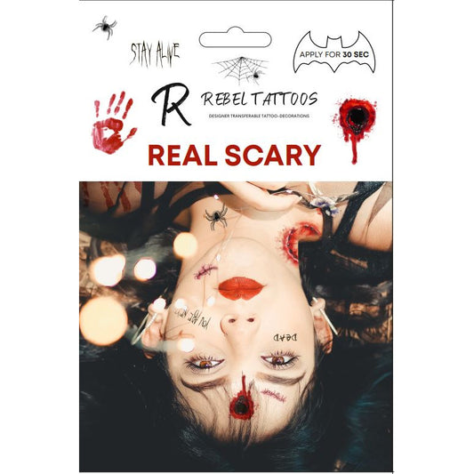 Tattoo set "Real scary", BIG