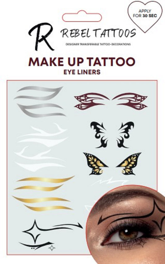 Rebel Tattoos make up "Eye Liners"